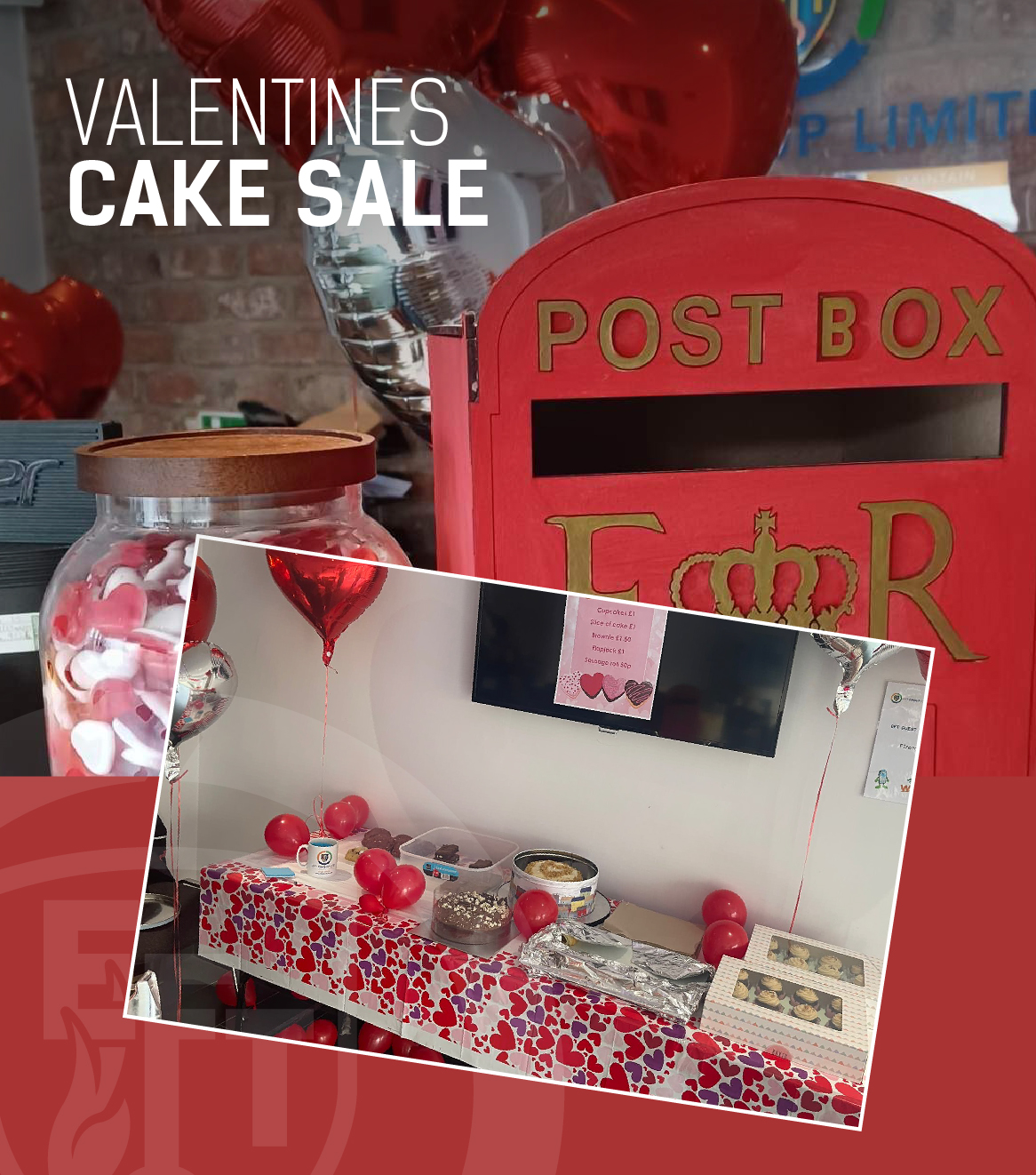 Valentines Cake Sale