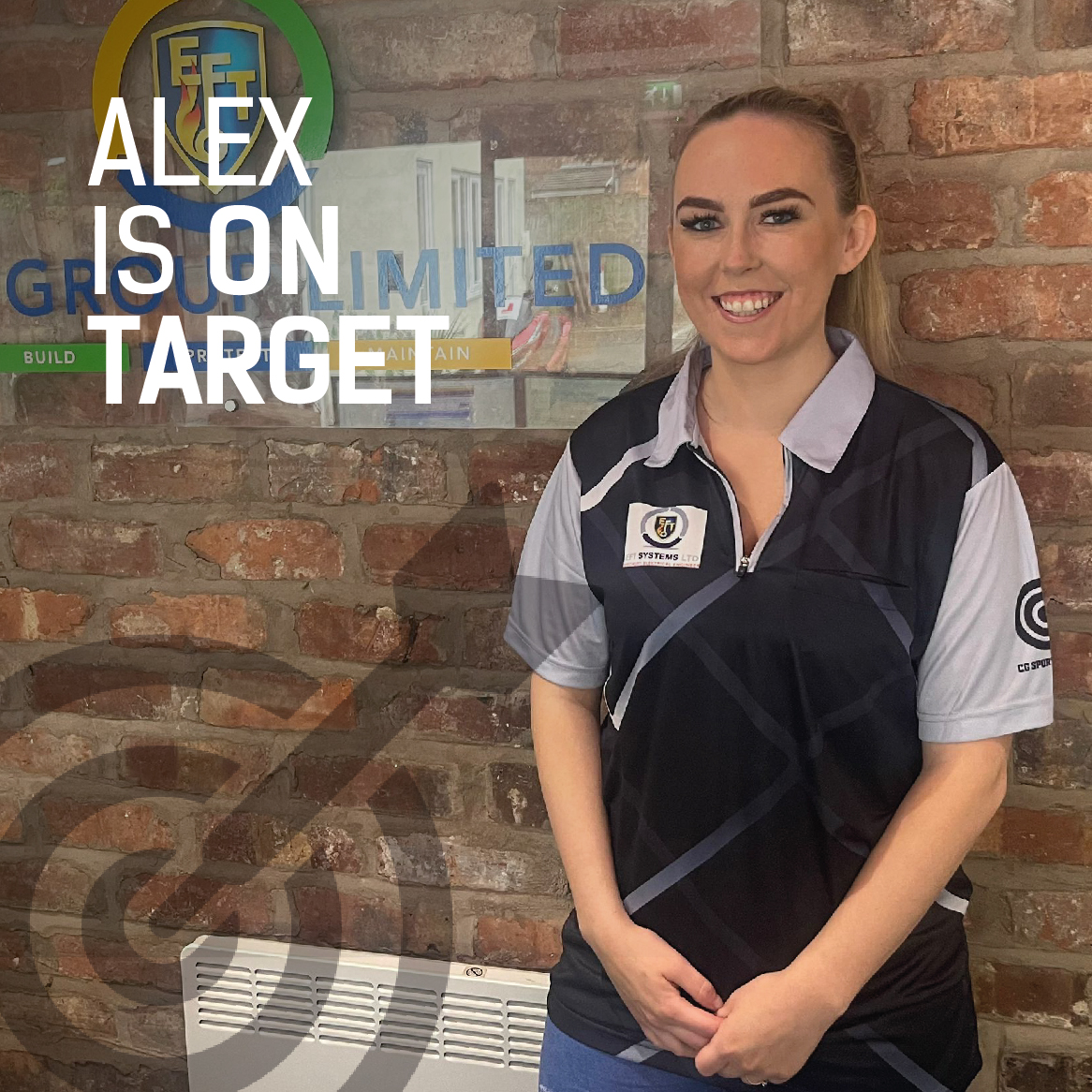 Alex is on target!